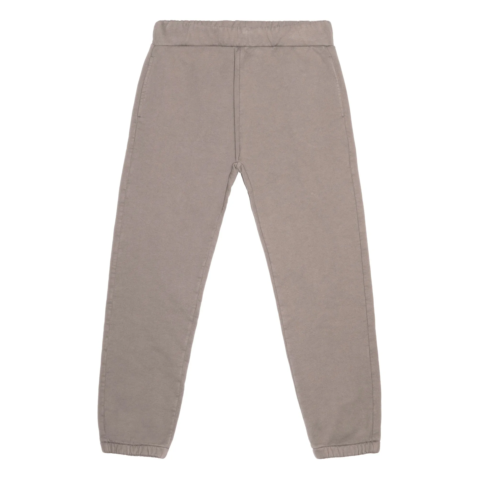Smallable Kid Taupe Grey Kiwi Organic Cotton Jogger
