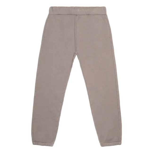 Joggers de algodón ecológico Kiwi | Gris Topo
