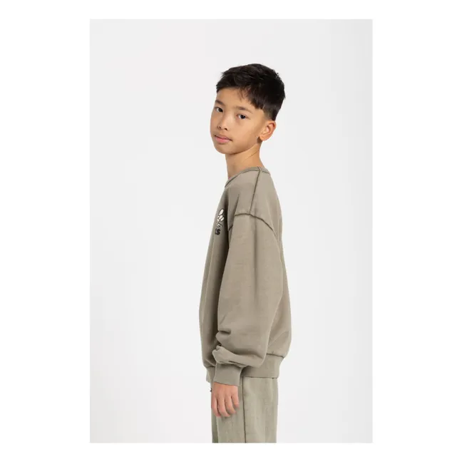 Sweatshirt Ryde Bio-Baumwolle | Khaki