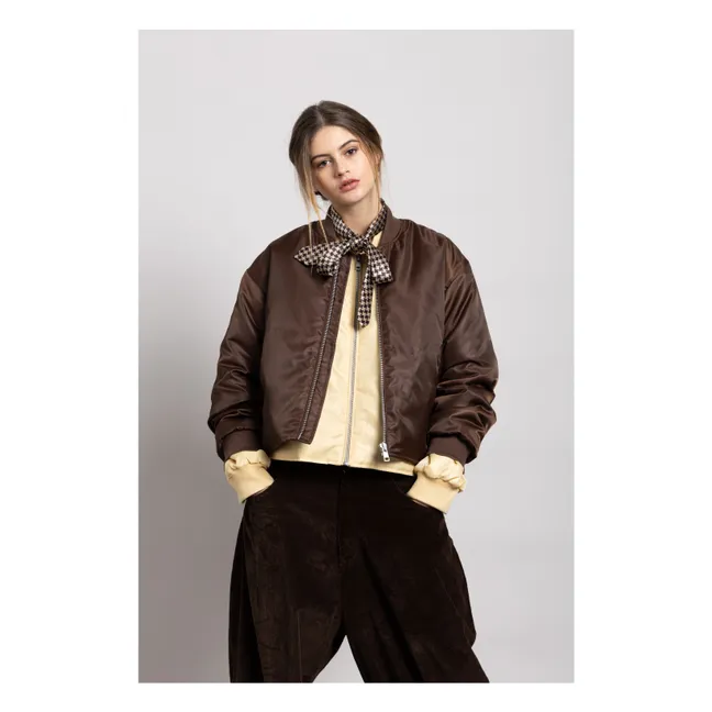 Bomber Court Solstice | Marrón oscuro