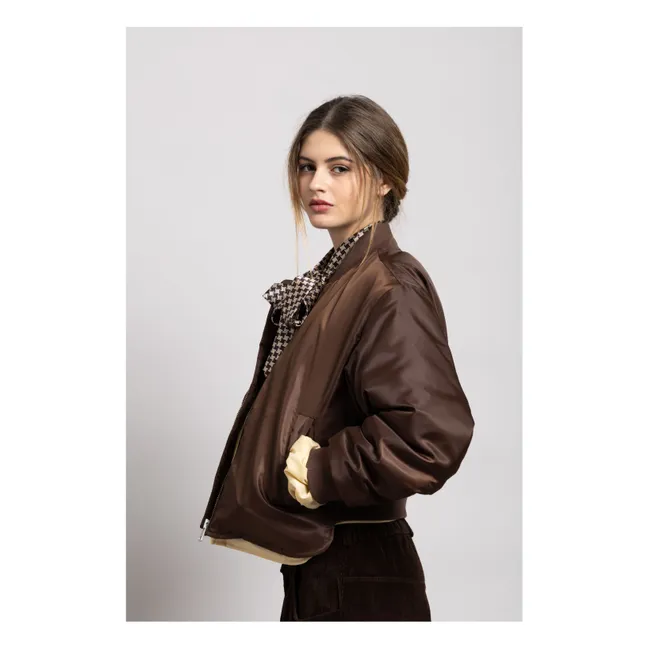 Bomber Court Solstice | Marrón oscuro