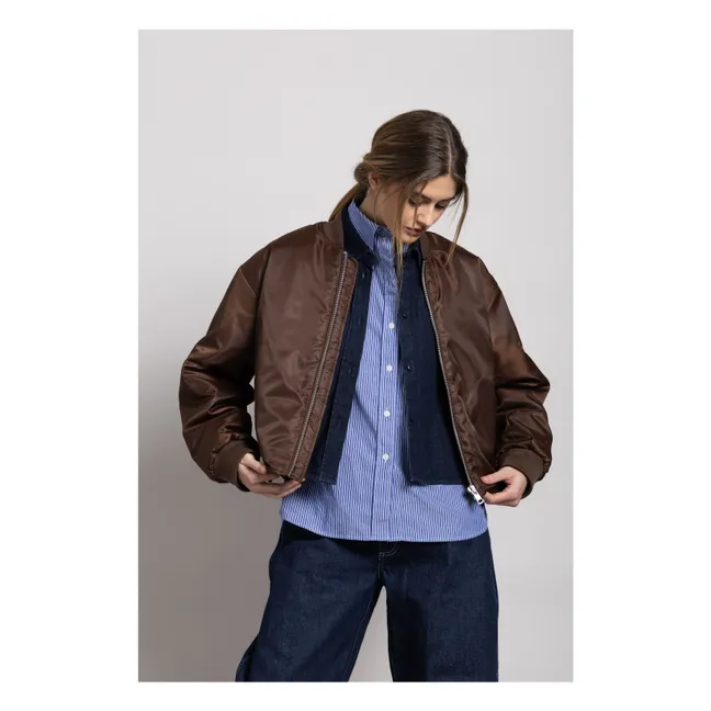 Bomber Court Solstice | Marrón oscuro