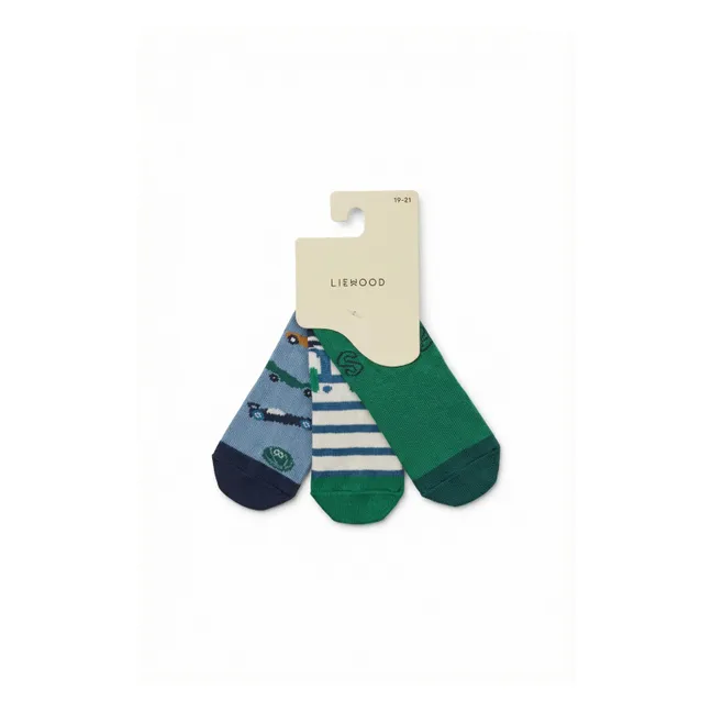 Silas Animal Socks 3-Pair Pack | Blue