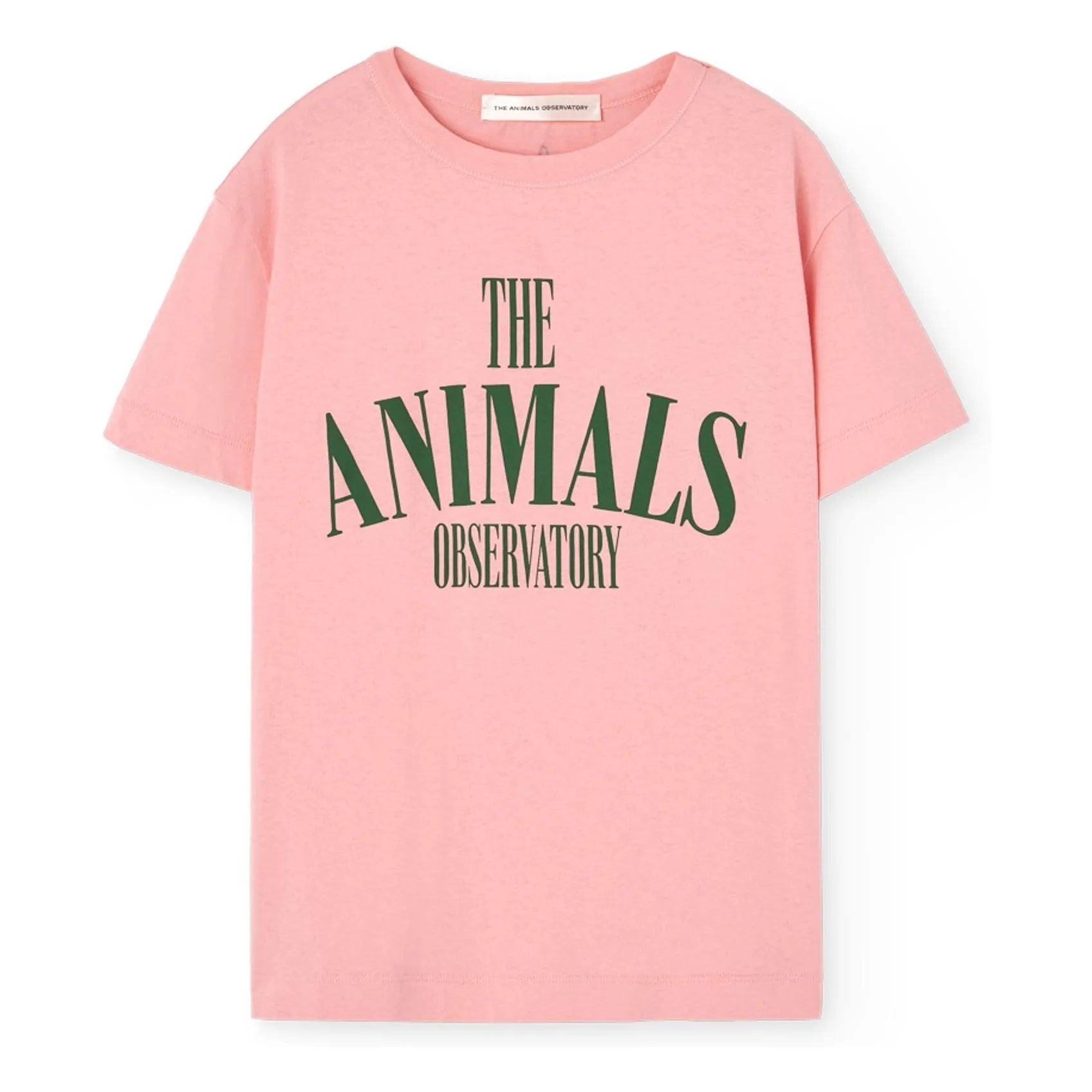 The Animals Observatory Pink Pupfish Organic Cotton T-Shirt