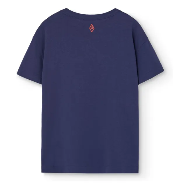 Pupfish organic cotton T-shirt | Dark Blue