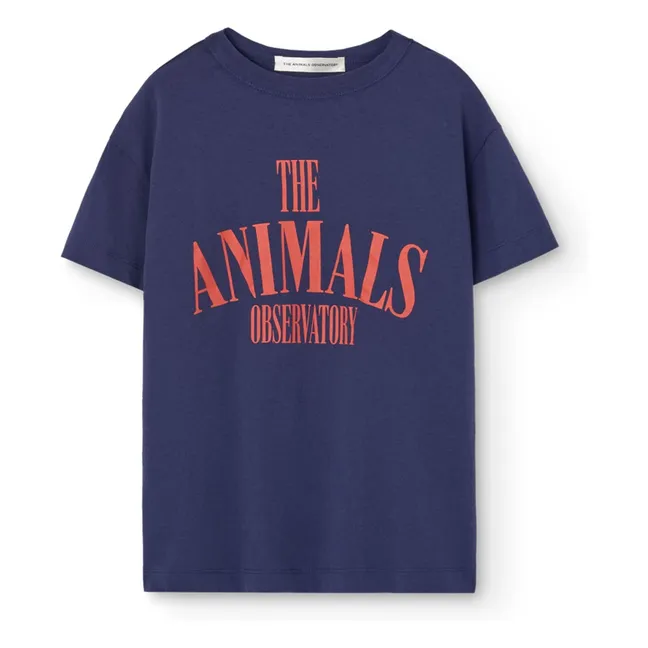 Pupfish organic cotton T-shirt | Dark Blue