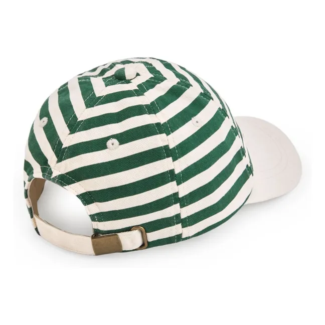 Gorra de rayas Paddlefish | Verde