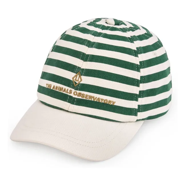 Gorra de rayas Paddlefish | Verde