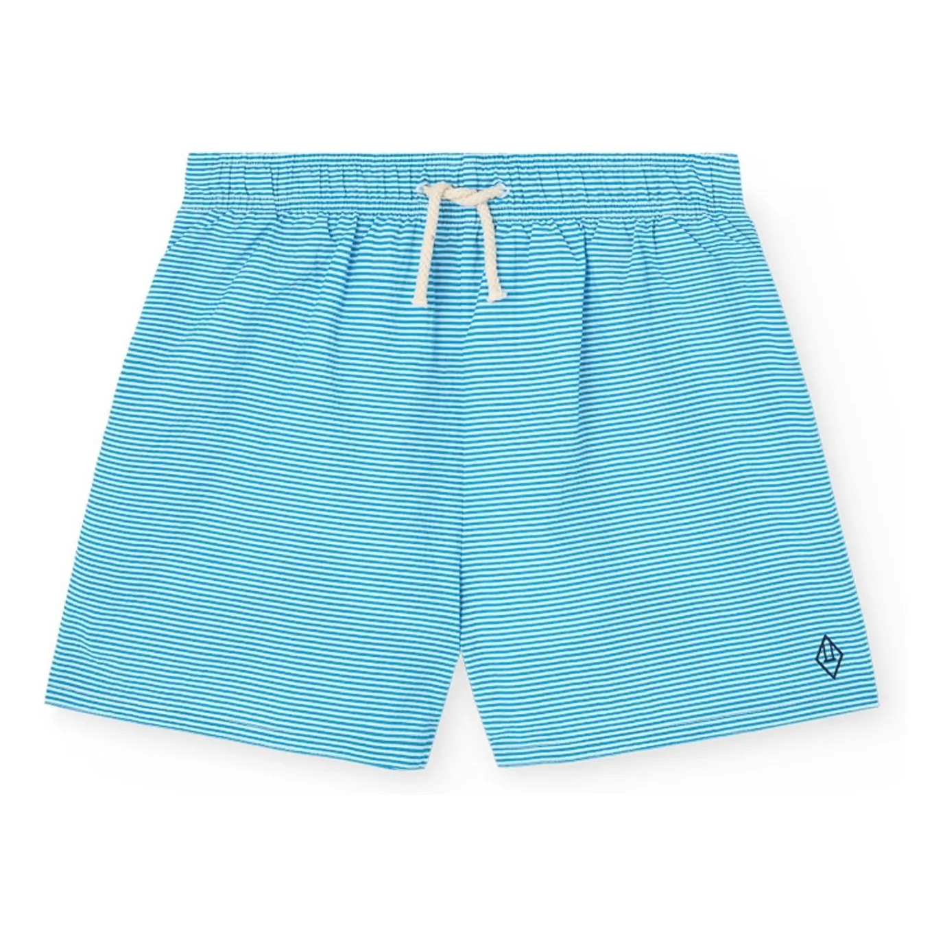 Short Gavial Rayé | Bleu- Image produit n°1
