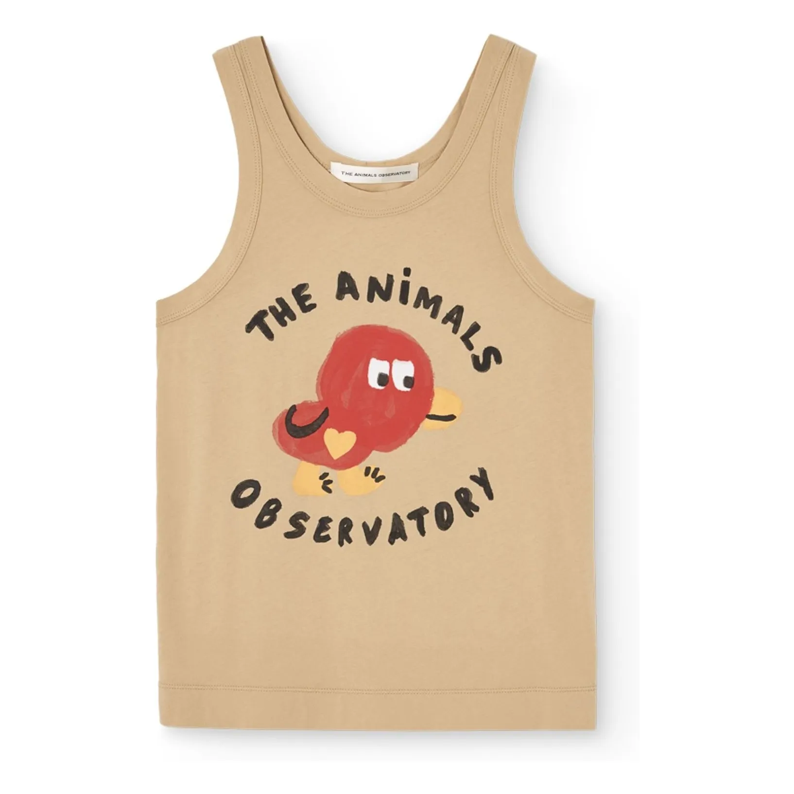 The Animals Observatory Brown Frog Poussin Tank Top