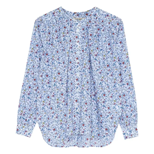 Cloe Cotton blouse | Blue