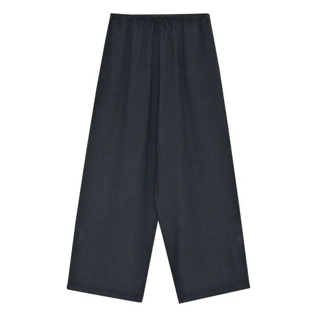 Pantalones Melissa de lino | Negro