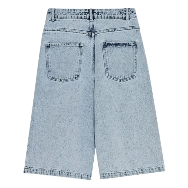 Bermuda Coton | Bleu jean