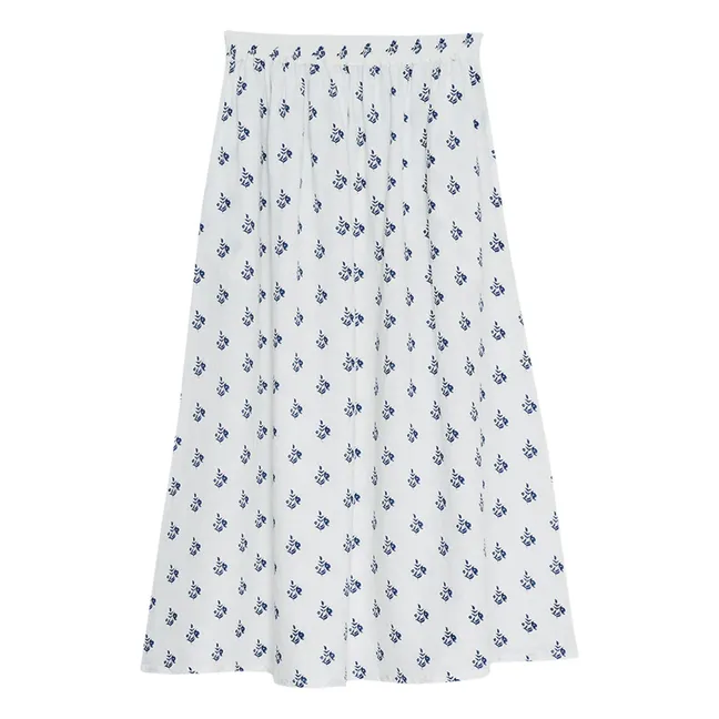 Melissa Fleurie Linen Skirt | Light blue