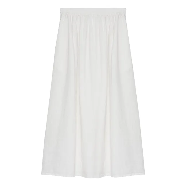 Melissa Linen skirt | White