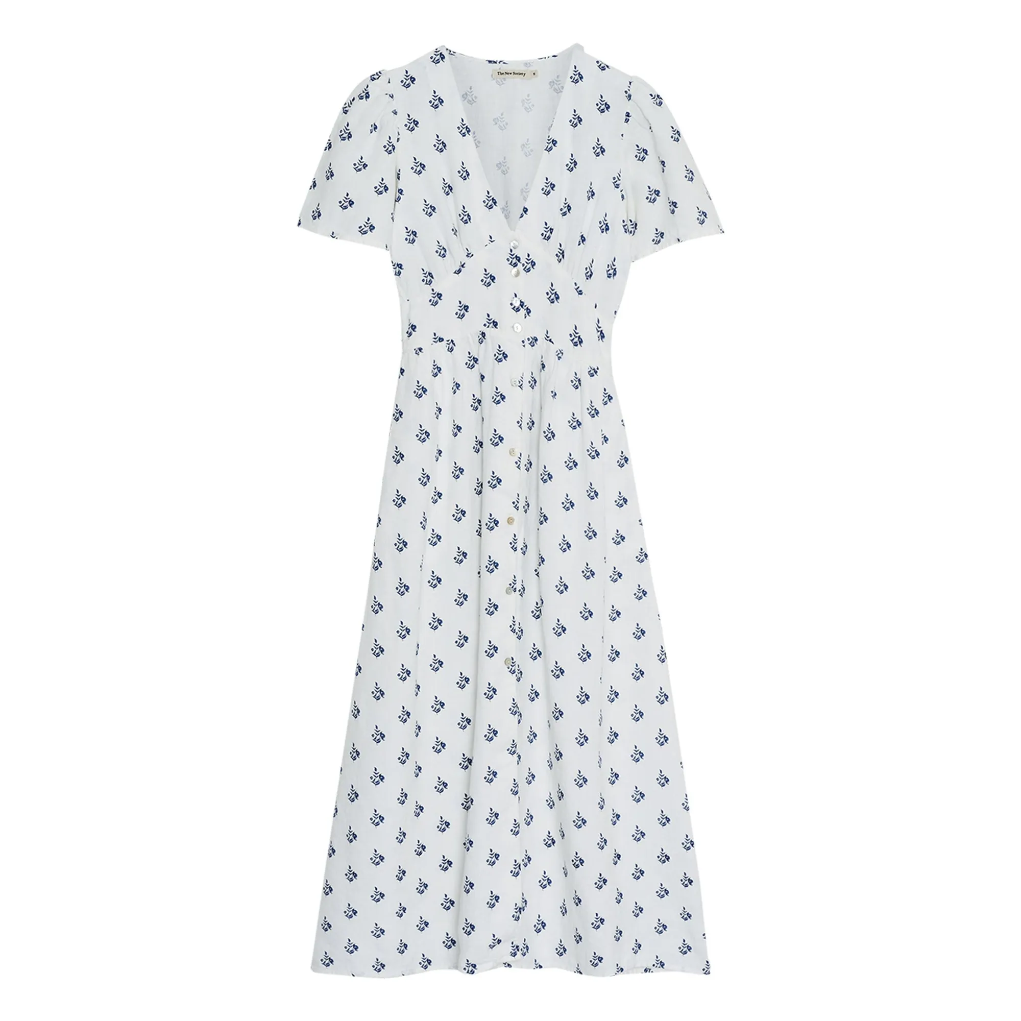 Robe Melissa Lin | Blanc- Image produit n°0