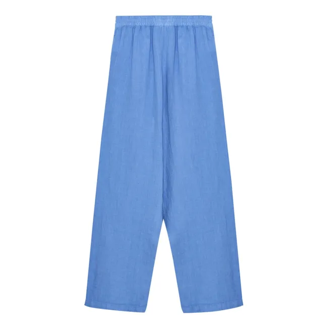 Pantaloni di lino Melissa | Blu