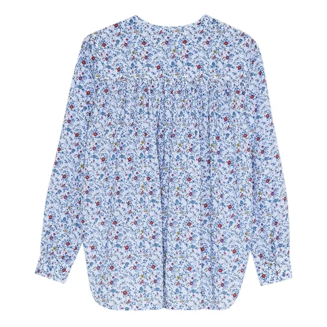 Cloe Cotton blouse | Blue