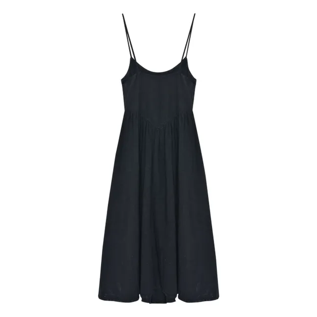 Robe Lippia Coton et Lin | Noir