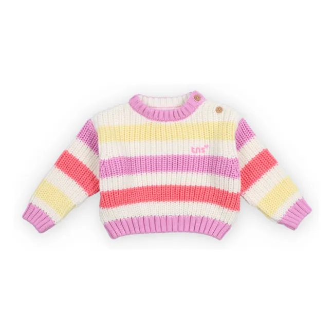 Pull Celosia Rayé | Lavande