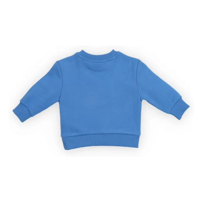 Sweatshirt TNS Logo | Azurblau
