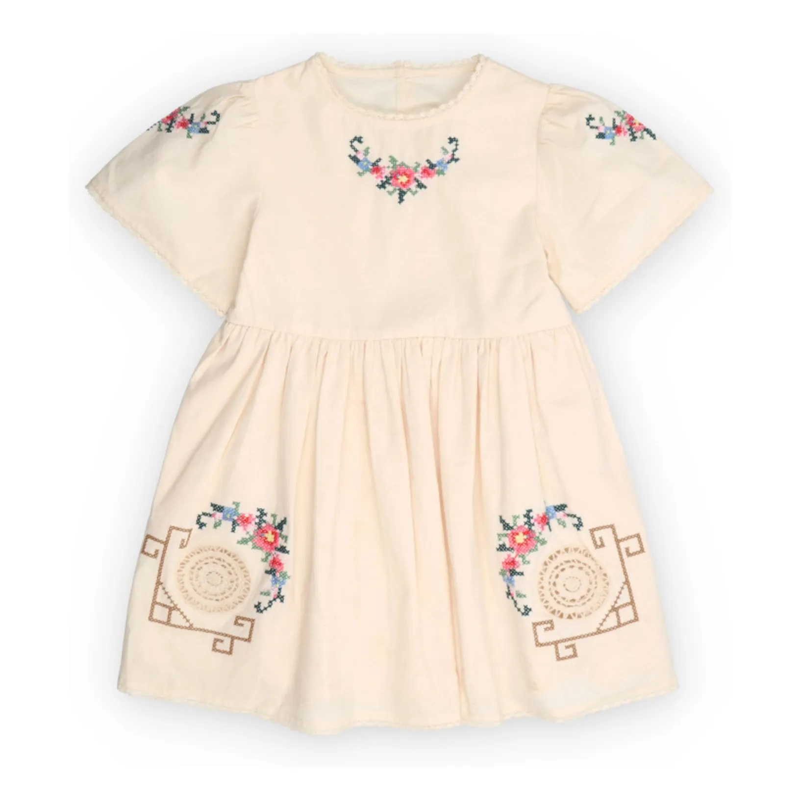 Robe Narcise | Ecru- Image produit n°0