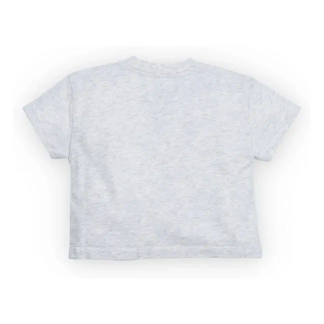 Camiseta Logo bebé | Gris Jaspeado