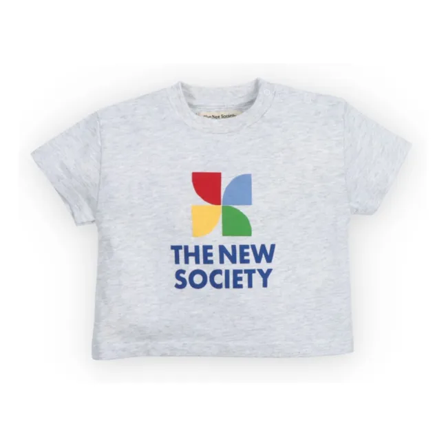 Baby Logo T-shirt | Heather grey