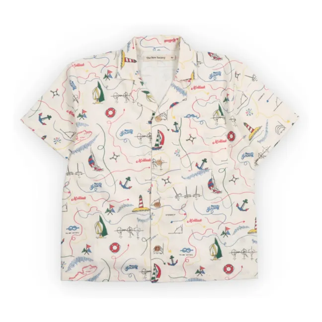 Camisa BCI de algodón Clove Bateaux | Crudo