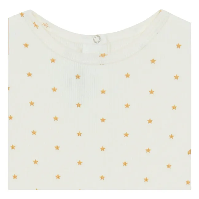 Pijama Nylla Estrellas | Amarillo palo