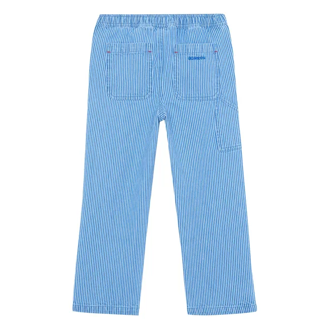 Pantalones de rayas Letto | Azul