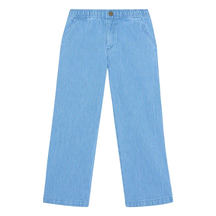 Pantalones de rayas Letto | Azul- Imagen del producto n°0