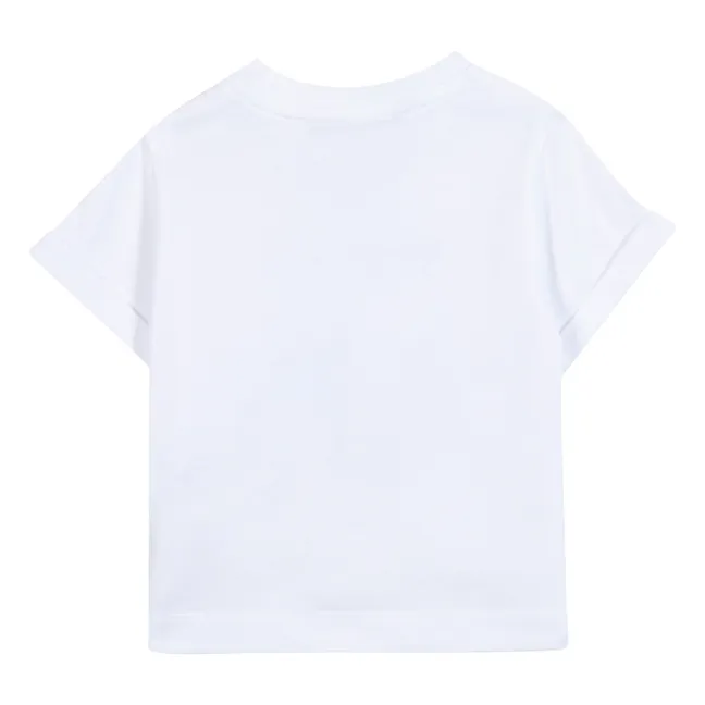 T-shirt Badminton Club Chien | Blanc