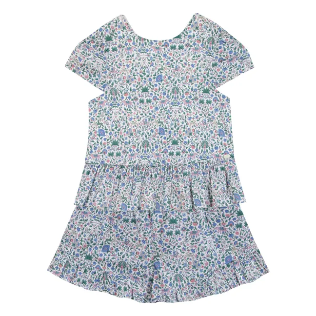 Liberty blouse and shorts set | White