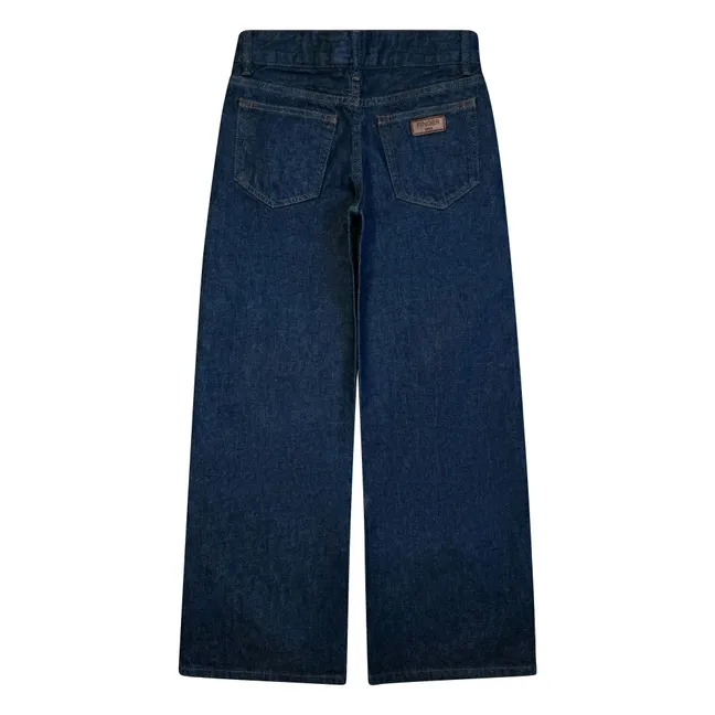 Jean Large April | Denim brut
