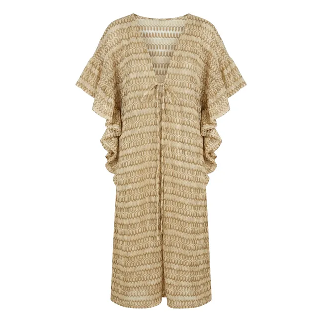 Caftan Sunset Crochet | Blanc