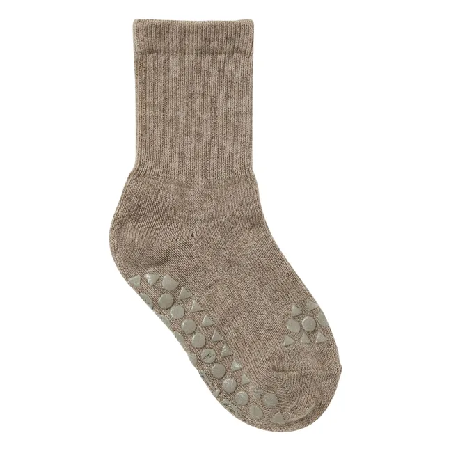 Anti-slip Merino Wool Socks | Camel