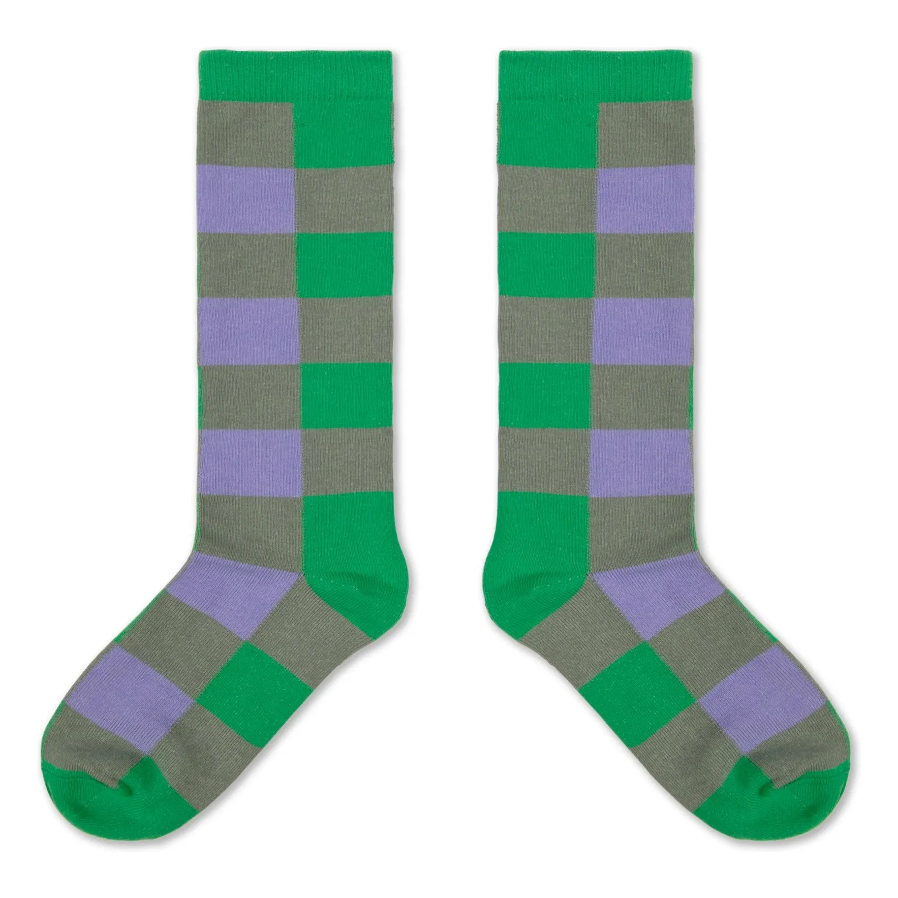 Repose Ams Green High Plaid Socks