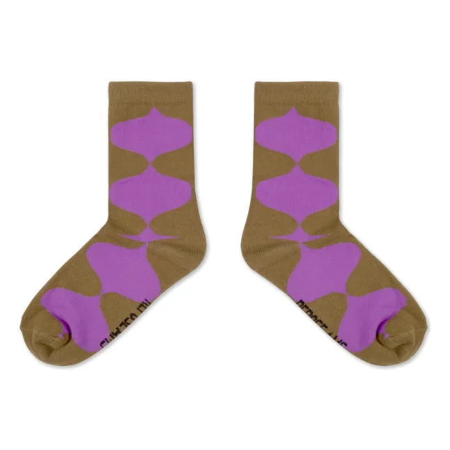 Losange socks | Khaki