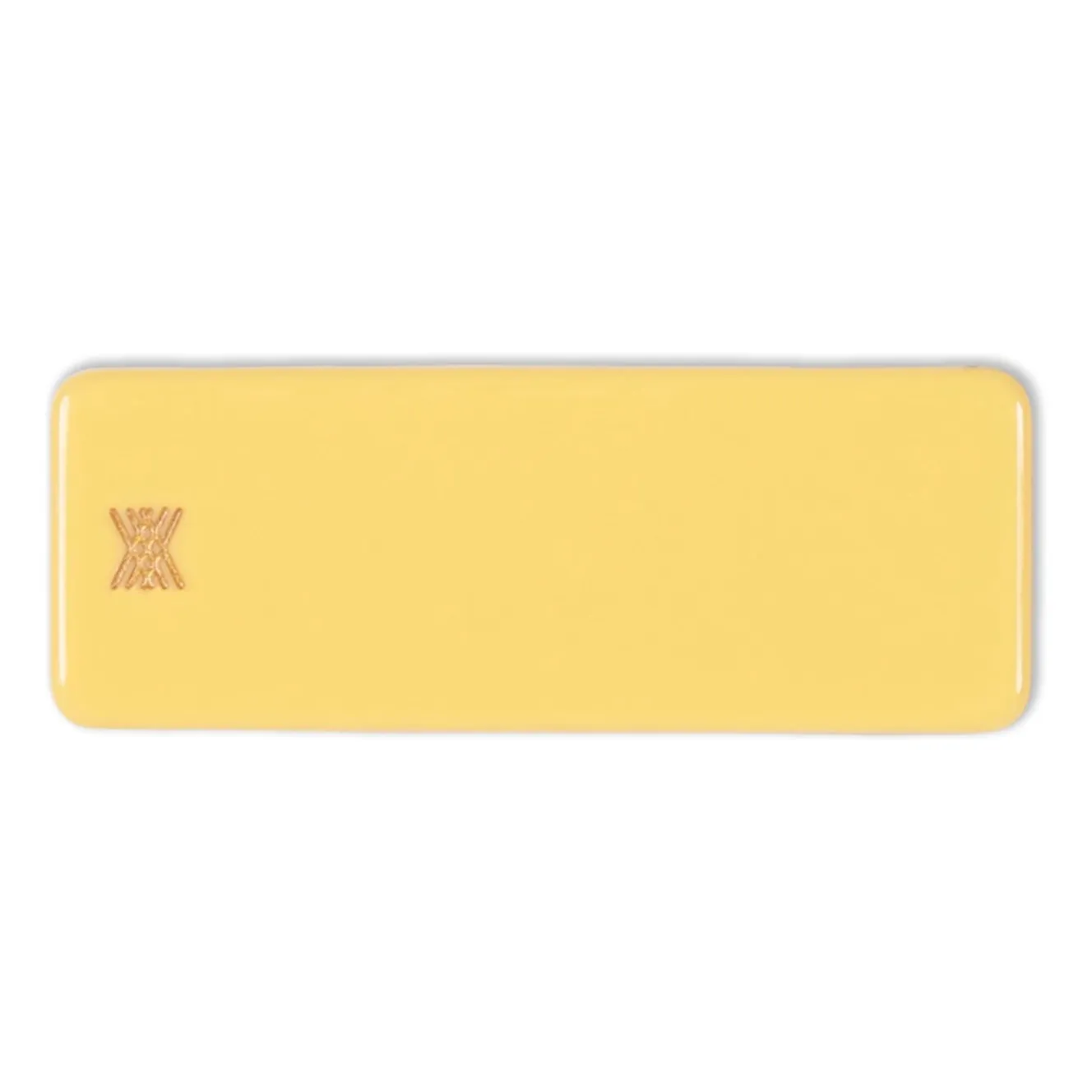 Barrette Squared | Jaune pâle- Image produit n°0