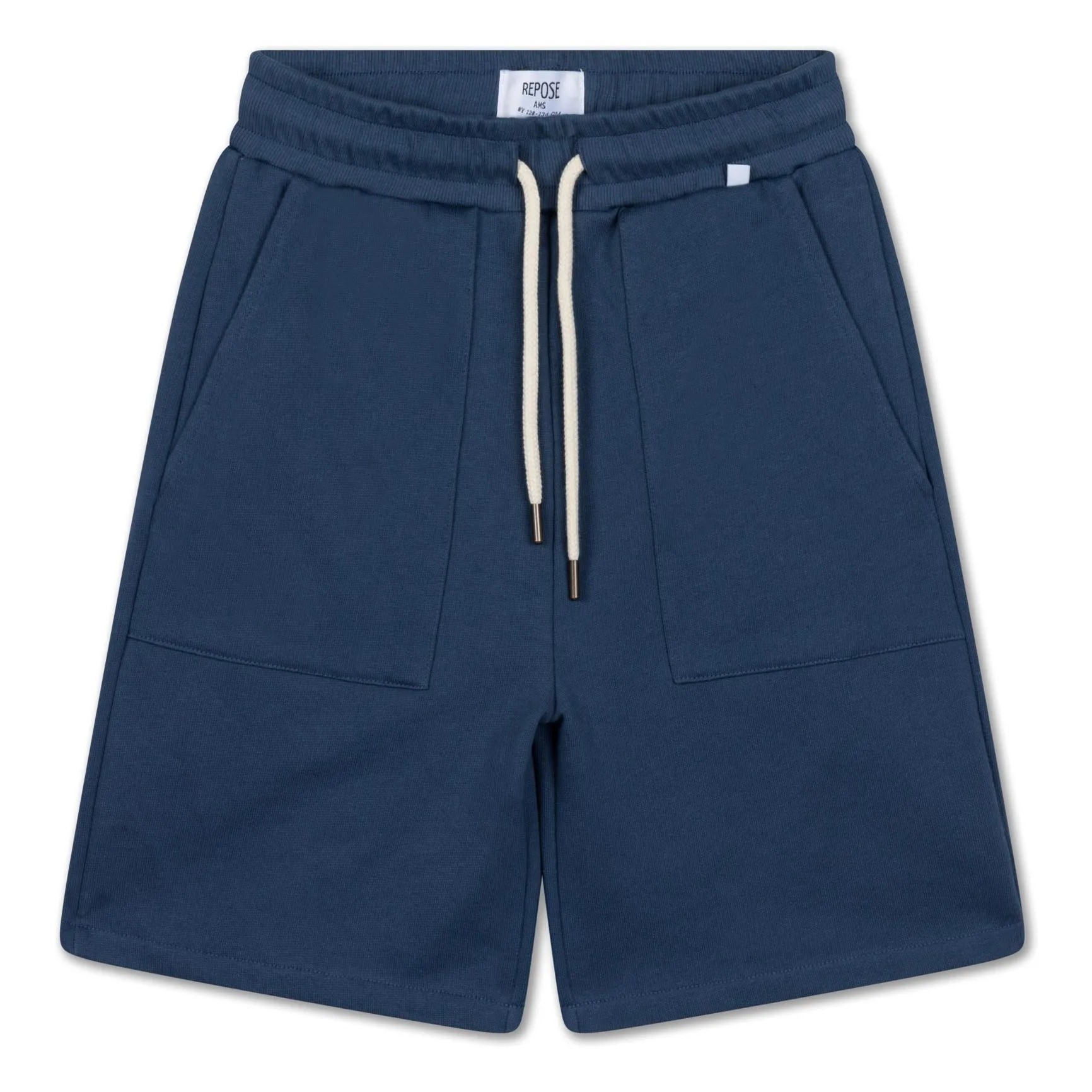 Repose Ams Dark Blue Organic Cotton Jogger Shorts