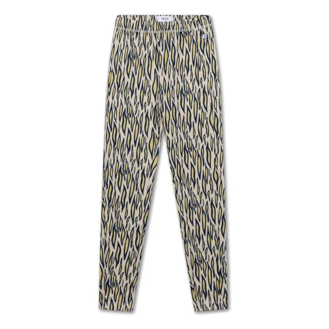 Legging Tigre Fibres Recyclées | Marron clair 