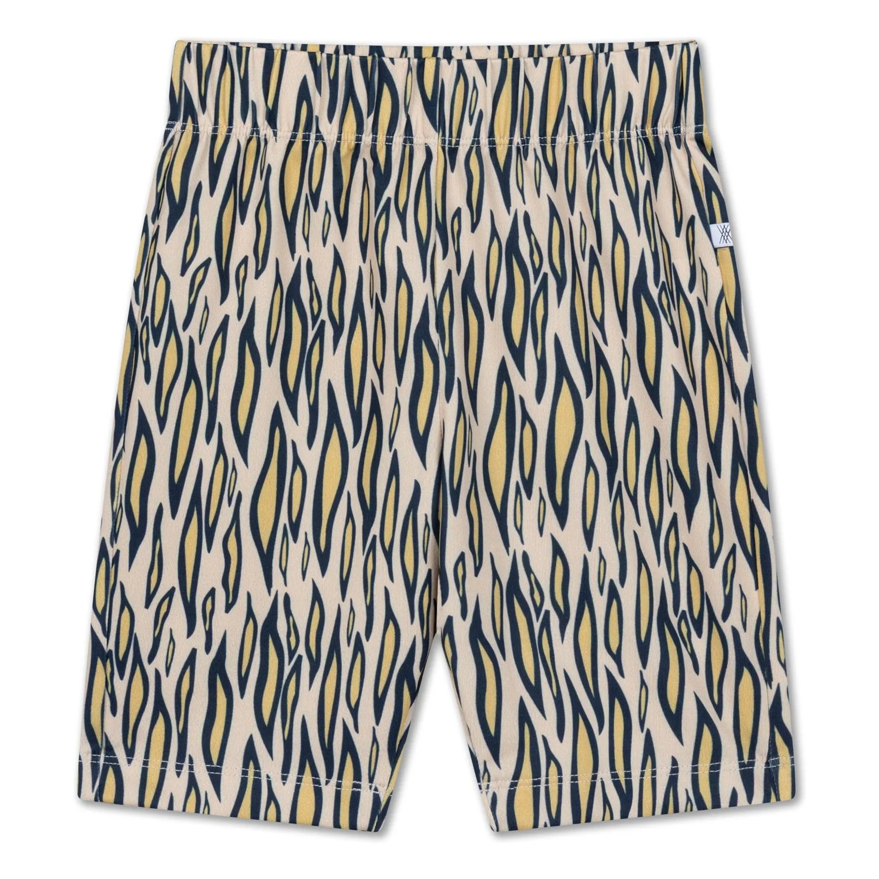 Short Cycliste Tigre Fibres Recyclées | Marron clair - Image produit n°0