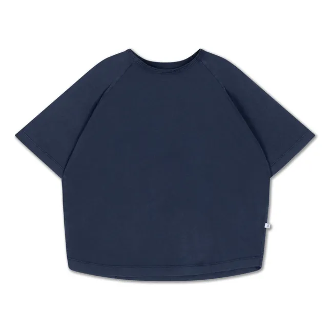 Camiseta Reglan Algodón Ecológico | Azul Noche