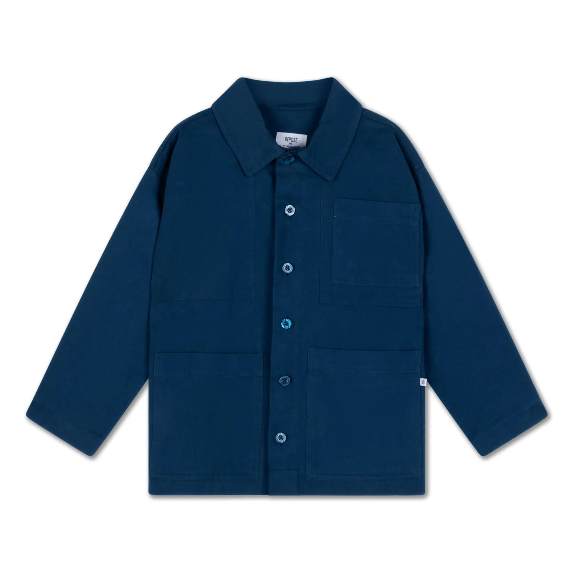 Repose Ams Dark Blue Organic Cotton Workwear Jacket