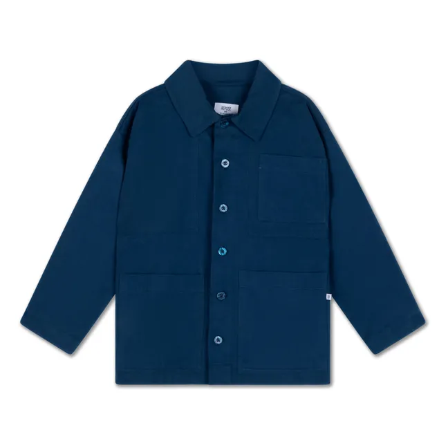 Organic cotton workwear jacket | Dark Blue