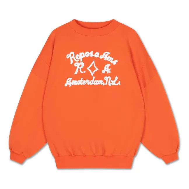 Crewneck Sweat Organic Cotton | Orange