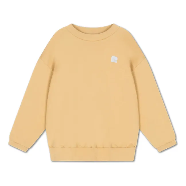Sweat Oversized Cozydrop R Coton Bio | Jaune