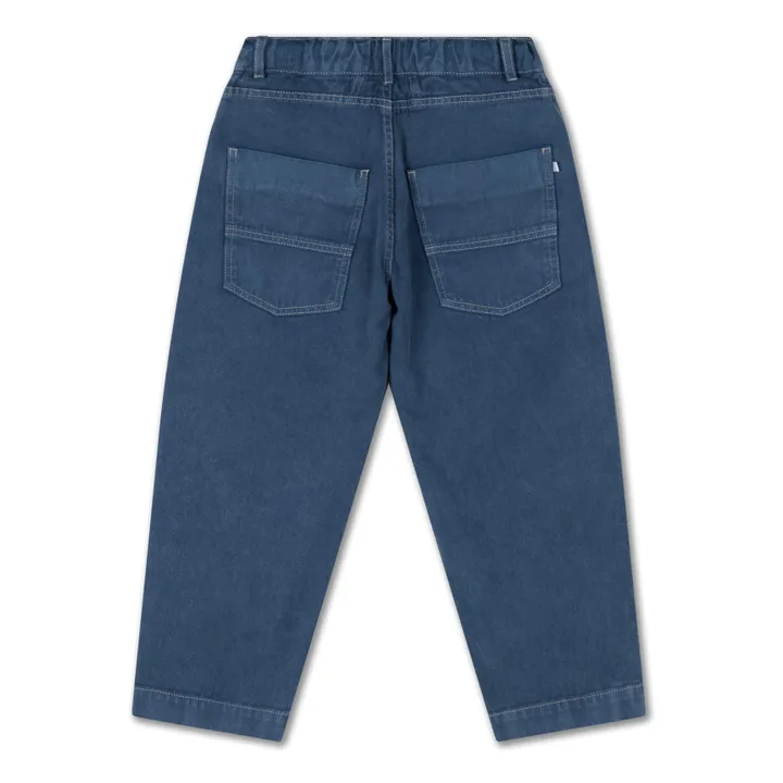 Jean Barrel Workwear Coton Bio | Bleu- Image produit n°1