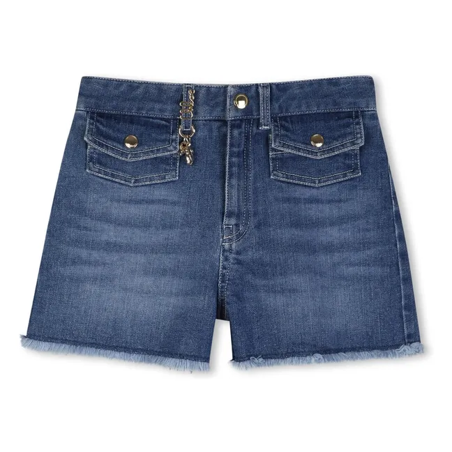 Pantalones cortos vaqueros ecológicos | Azul